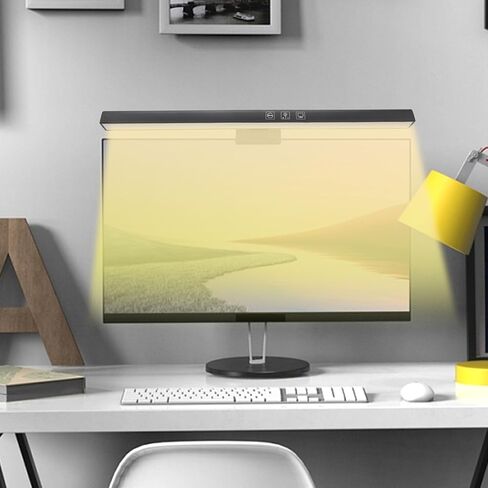 Black Lamp for Laptop Monitor Anti Blue Light Eye Care LED Computer Monitor Light Bar 13" in Kuwait