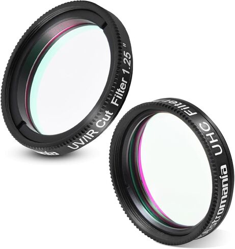 Astromania 1.25" UHC (Ultra High Contrast) Filter - Bundle with - 1.25" IR/UV Blocking Filter in Kuwait