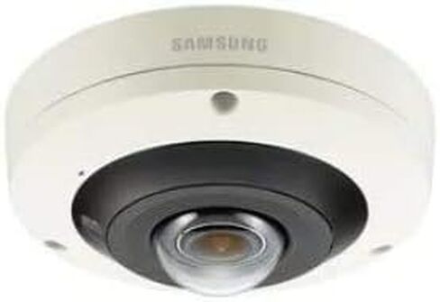 Hanwha Techwin PNF-9010R WiseNet P Series 12MP WDR PoE Network Fisheye Digital PTZ Dome Camera with Night Vision, 2.1mm Lens, RJ45 Connection in Kuwait
