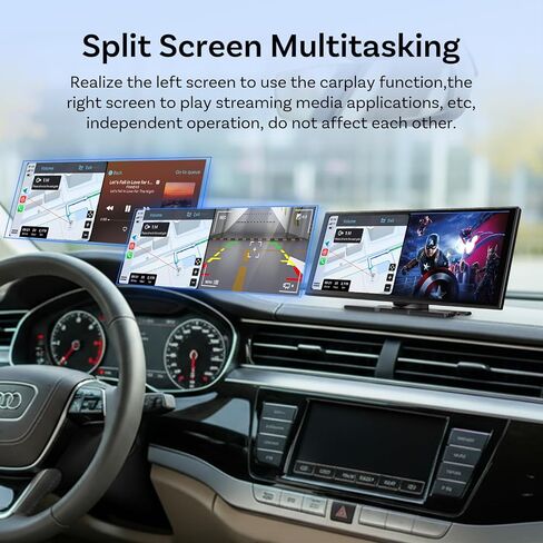 OTTOCAST 11.4" Carplay Screen for car with Netflix YouTube and Backup Camera for iPhone(iOS 8+), Android Auto(Android 10+), Built-in Apps, Navigation, Android 13 OS in Kuwait