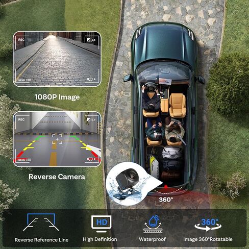OTTOCAST 11.4" Carplay Screen for car with Netflix YouTube and Backup Camera for iPhone(iOS 8+), Android Auto(Android 10+), Built-in Apps, Navigation, Android 13 OS in Kuwait