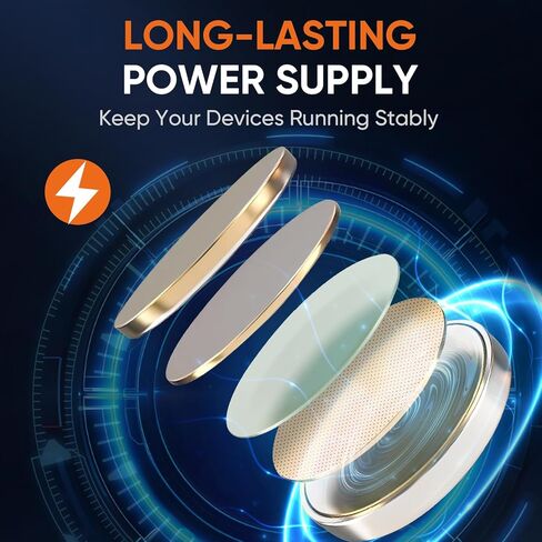 Hearing Aid Batteries Size 13, 90 Count, Mercury Free Zinc Air, 1.4V Long Lasting & Easy to Open in Kuwait