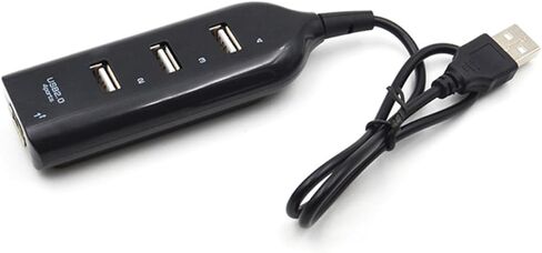 ARTIBETTER USB 2.0 Hub 4 منافذ توسيع البيانات USB الفاصل مع حماية الزائد مؤشر LED لأجهزة الكمبيوتر المحمول جهاز كمبيوتر شخصي محمول in Kuwait