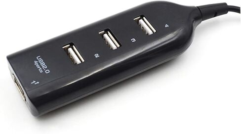 ARTIBETTER USB 2.0 Hub 4 منافذ توسيع البيانات USB الفاصل مع حماية الزائد مؤشر LED لأجهزة الكمبيوتر المحمول جهاز كمبيوتر شخصي محمول in Kuwait