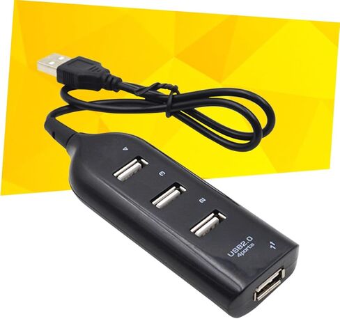 ARTIBETTER USB 2.0 Hub 4 منافذ توسيع البيانات USB الفاصل مع حماية الزائد مؤشر LED لأجهزة الكمبيوتر المحمول جهاز كمبيوتر شخصي محمول in Kuwait