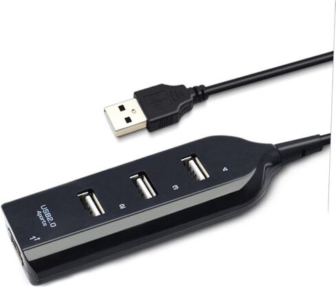 ARTIBETTER USB 2.0 Hub 4 منافذ توسيع البيانات USB الفاصل مع حماية الزائد مؤشر LED لأجهزة الكمبيوتر المحمول جهاز كمبيوتر شخصي محمول in Kuwait