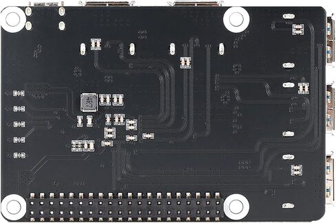 لـ Raspberry Pi USB 3.2 Gen 1 HUB HUB، محور 4 منافذ USB 3.0 مع مصدر طاقة مستقل، متوافق مع جميع موديلات Pi، التوصيل والتشغيل in Kuwait