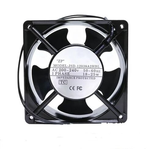 JSD-12038A2HBL AC 200/240V 18/25W 50/60 هرتز 120x120x38mm 2-سلك مروحة التبريد in Kuwait
