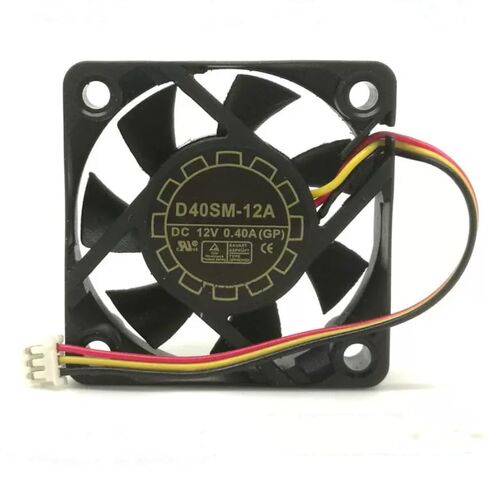 D40SM-12A DC 12V 0.40A 40x40x10mm مروحة تبريد 3 أسلاك in Kuwait