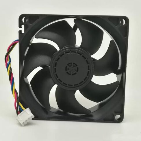 L80T12NS1A7-57 DC 12V 0.38A 80x80x25mm 4-Wire مروحة تبريد بمحمل كروي مزدوج in Kuwait