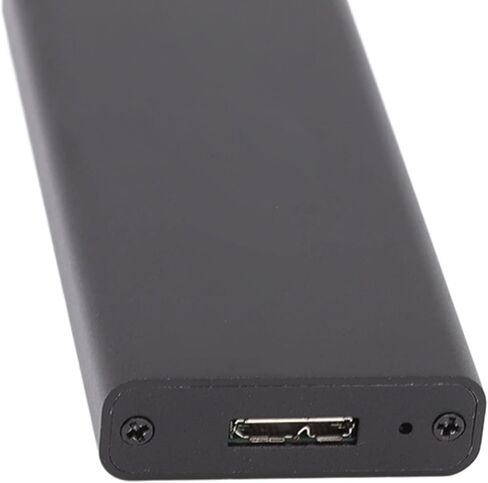 SUNGOOYUE M.2 to USB 3.0 Enclosure Adapter, Aluminum Alloy Case for M.2 SSD, with LED Light Supports 6Gbps Transfer Rate for Laptop Desktop in Kuwait