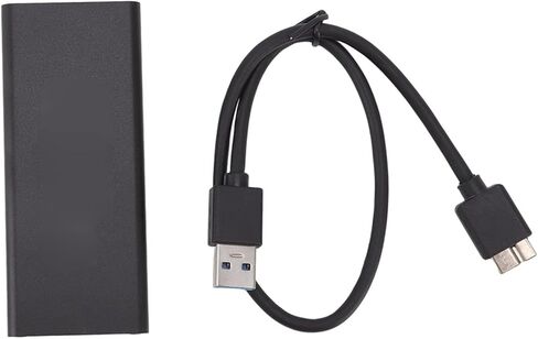 SUNGOOYUE M.2 to USB 3.0 Enclosure Adapter, Aluminum Alloy Case for M.2 SSD, with LED Light Supports 6Gbps Transfer Rate for Laptop Desktop in Kuwait