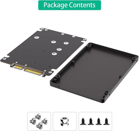 Msata تنص على قرص إلى SATA3.0 2.5 بوصة حاوية صلبة لوحة توسيع سطح المكتب in Kuwait