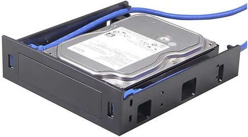 2 × لوحة أمامية USB 3.0 مع جهاز/محرك أقراص ثابتة مقاس 3.5 بوصة أو SSD/HDD مقاس 2.5 بوصة إلى 5.25 قرص مرن إلى حامل علبة محرك الأقراص الضوئية in Kuwait