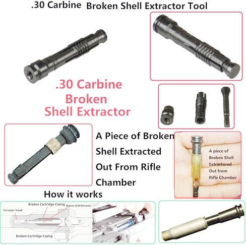 Gotical 3 قطع قابلة للتعديل بطول Stell .30 Cal مكسورة شل مستخرج M1 Garand Shell خرطوشة إزالة حصيلة in Kuwait