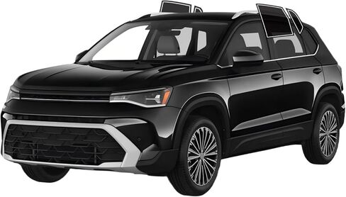 Precut Windows Tint Film All Sides Cars Sun Blocking Protection Privacy Anti Shatter Glass 2 Ply Film Any Tint Shade kit for Volkswagen Taos 2021-2023 in Saudi Arabia