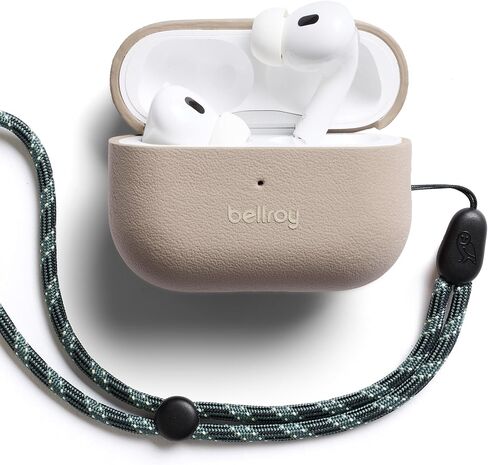 Bellroy Pod Jacket Pro - إصدار INNOVERA (حافظة جلدية بديلة متوافقة مع Apple AirPods Pro 3) - INNOVERA Tahini in Kuwait