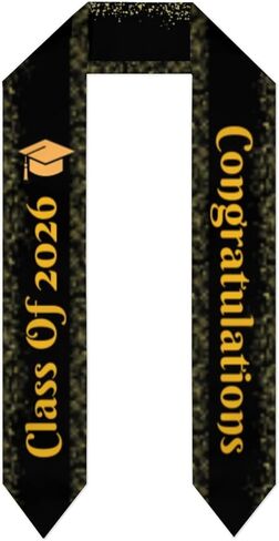 ZBDSKLEX Graduation Stole Class of 2024 for Graduation Celebrate, Graduation Sash for 2024 Graduates in Saudi Arabia