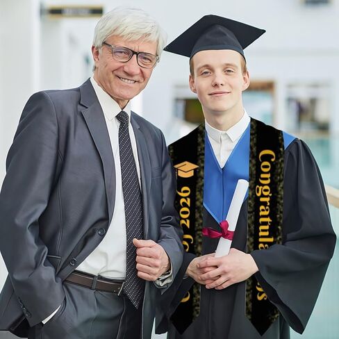 ZBDSKLEX Graduation Stole Class of 2024 for Graduation Celebrate, Graduation Sash for 2024 Graduates in Saudi Arabia