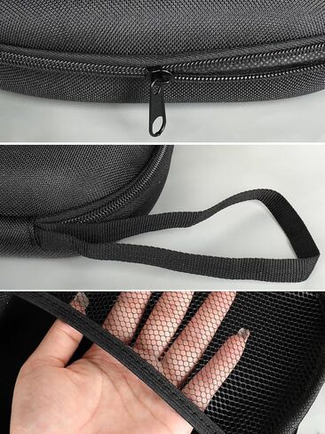 Black Hard Shell Headphone Box for Travel, Universal Oxford Headphone Case, Compatible with JBL Tune 510BT 720BT, Sony WH-CH 720N/WH-CH520, Soundcore Q20/Q30 BERIBES KVIDIO TOZO etc in Kuwait