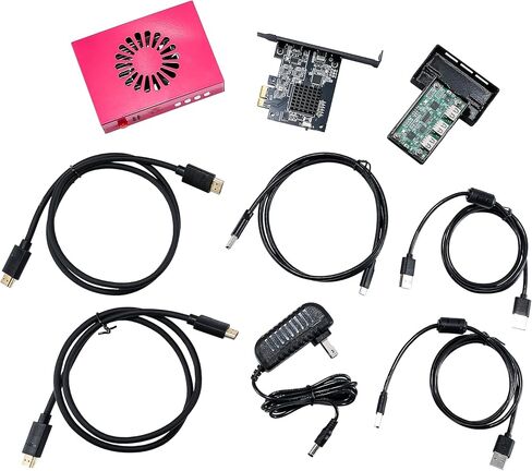 حزمة D DICHEN DMA - بطاقة FPGA 75T DMA مع برامج ثابتة للألعاب، مصهر HDMI DMA 2K 144 هرتز، لوحة تطوير MAKCM V2 ESP32 مع وظيفة محاكاة الماوس in Kuwait