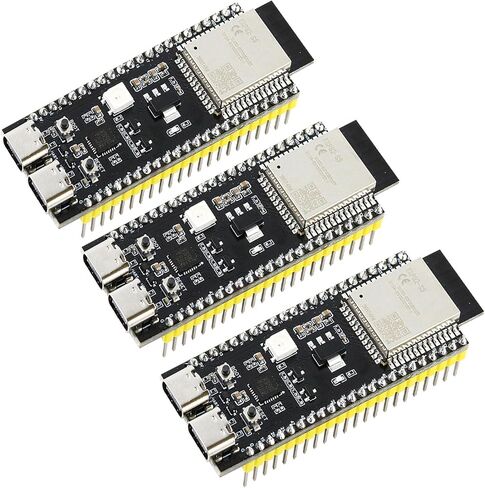 3 قطعة لوحة تطوير ESP32 S3 ثنائي النواة N16R8 واي فاي وبلوتوث، رقاقة CP2102 منفذ USB من النوع C، ESP32-S3 Devkit لـ Arduino in Kuwait