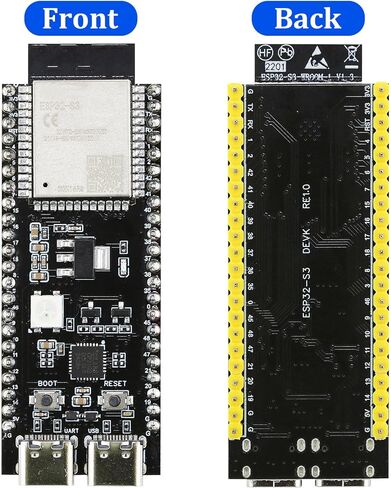 3 قطعة لوحة تطوير ESP32 S3 ثنائي النواة N16R8 واي فاي وبلوتوث، رقاقة CP2102 منفذ USB من النوع C، ESP32-S3 Devkit لـ Arduino in Kuwait