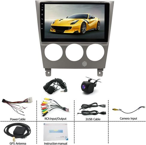 9 Inch Car CarPlay Android Auto Navigation Stereo Radio,2GB+32GB Android 13 Car Stereo with Mirror Link Backup Camera Micro GPS Navigation FM fit for Subaru for Impreza 2002-2007 in Kuwait
