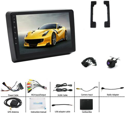 راديو ستيريو للسيارة 2+64 جيجا بايت Android 15 لسيارة Dodge Dart 2012-2016، شاشة لمس 9 بوصة مع CarPlay لاسلكي Android Auto GPS Navigation Wi-Fi Bluetooth FM Radio، كاميرا احتياطية AHD in Kuwait