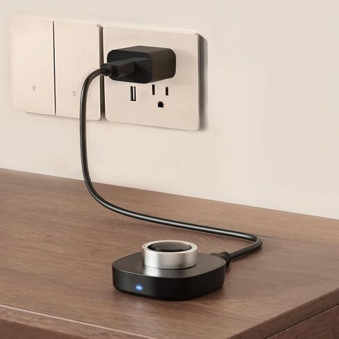 شاحن متوافق مع Ou-ra Ring Gen4 - الحجم 8 - قاعدة شحن سريعة مع كابل USB-C in Kuwait