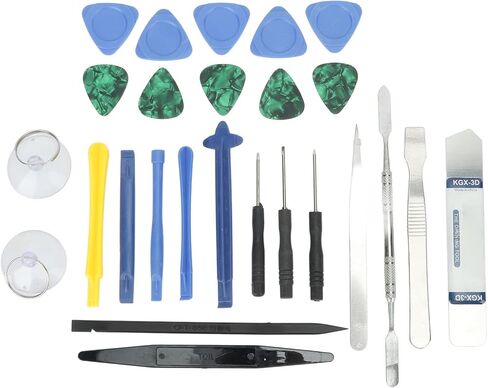 26Pcs Professional Electronics Repair Tool Kit with Spudger Pry Tools and Screen Openers Durable Stainless Steel and ABS Construction for Laptop Phone Watch Camera Maintenan in Kuwait