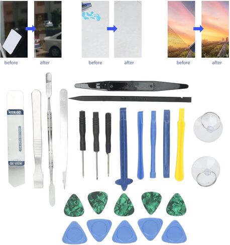 26Pcs Professional Electronics Repair Tool Kit with Spudger Pry Tools and Screen Openers Durable Stainless Steel and ABS Construction for Laptop Phone Watch Camera Maintenan in Kuwait