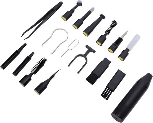 Fabater Keyboard Kit, 22 in 1 Portable Multi Functional Laptop Cleaner Kit, Electronic Tool with Key Puller, Keycap Puller, and Cloth for PC, Tablet, Camera in Kuwait