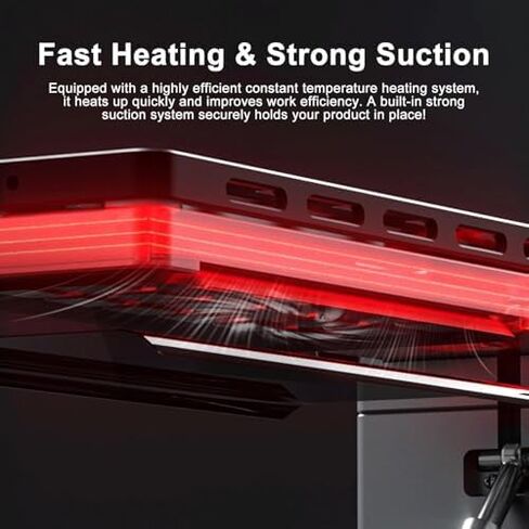 LCD Screen Separator Machine, 300W Heating Tool with Suction Cup, 180° Rotatable Alloy Design for Mobile Phone Screen Removal in Kuwait