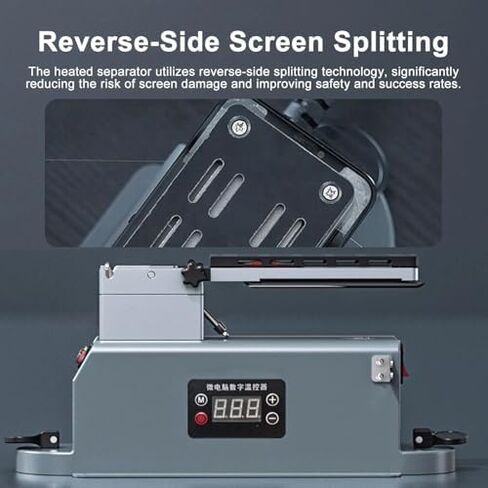 LCD Screen Separator Machine, 300W Heating Tool with Suction Cup, 180° Rotatable Alloy Design for Mobile Phone Screen Removal in Kuwait