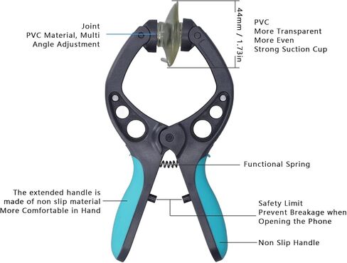 Tyenaza Screen Suction Cup Opening Pliers Remover Repair Tool Set Kit for Phone Tablet Laptop in Kuwait