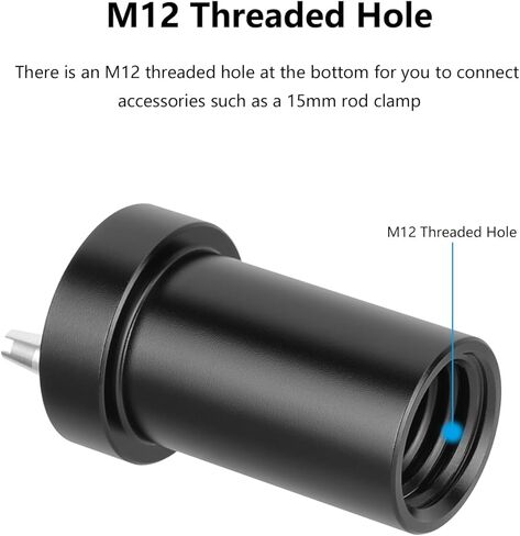 CAMVATE 15mm Rod with 1/4"-20 Anti-Twist Pin Mount (1.2")-3948 in Kuwait