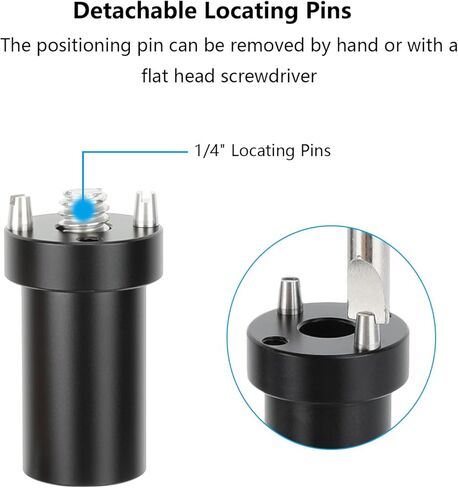 CAMVATE 15mm Rod with 1/4"-20 Anti-Twist Pin Mount (1.2")-3948 in Kuwait
