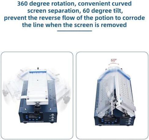 Double Pump LCD Screen Separator - Heat-Free Disassembly Machine for Curved Screens with Glue Remover Function in Kuwait