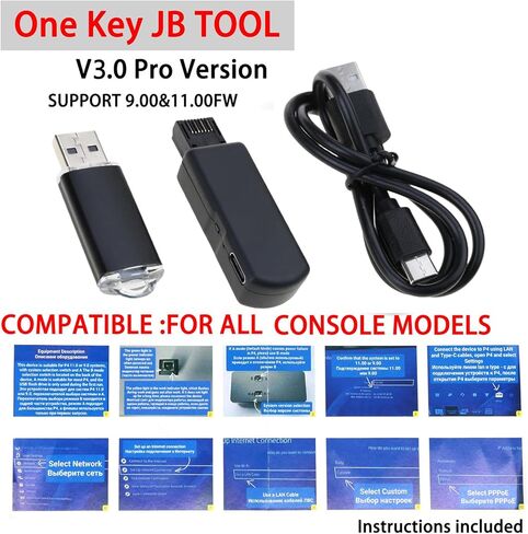 Firmware Upgrade Tool Set for Game Console Versions 9.0 to 11.0 with Type C Cable in Kuwait
