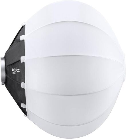 Godox Collapsible Lantern Softbox 19.7", 270° Omnidirectional Lighting, Bowens Mount Compatible with SL150 II, UL150, VL Series, Fast Setup, Durable Build, Optional Skirt Control (CS50D) in Kuwait