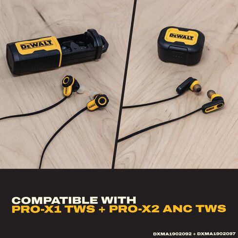 DEWALT Anti-Loss Lanyard for TWS & TWS ANC Earbuds – Durable Safety Cord for Secure Fit and Easy Access, Detachable Neck Strap Compatible with DEWALT Wireless Earbuds, Pro Accessories in Kuwait