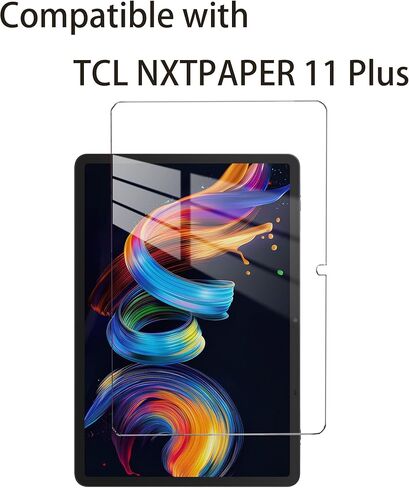 2Pack Tempered Glass Screen Protectors Compatible with TCL NXTPAPER 11 Plus, Anti Scratch, Bubble Free, 9H Hardness in Kuwait