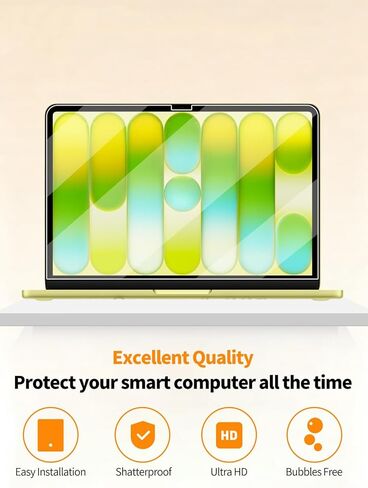 مجموعة حماية 5 في 1 لجهاز MacBook Neo مقاس 13 بوصة، واقي شاشة من الزجاج المقسى، واقي لوحة مفاتيح غير لامع، طبقة حماية غير لامعة لكامل الجسم، حماية ضد الخدش. in Kuwait