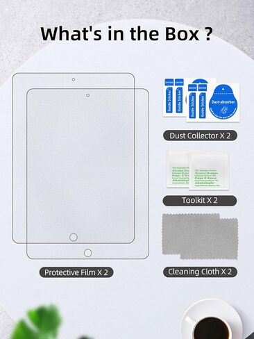 عبوتان من واقي شاشة Paperfeel لجهاز iPad 6th 5th [9.7 بوصة]، فيلم PET غير لامع لجهاز iPad Air 2/Air 1/Pro [9.7 بوصة]، مضاد للتوهج، الكتابة والرسم مثل الورق، حساس للمس in Kuwait