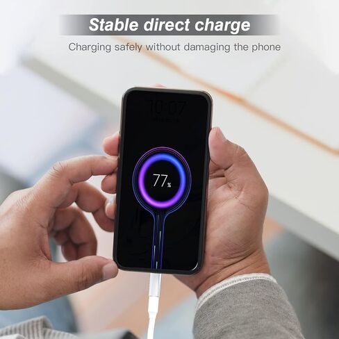 مجموعة محول كابل شحن Lightning أنثى إلى Micro USB Male (3 عبوات) لشاحن iPhone إلى Android Jack كابل شحن وملحقات إمداد الطاقة متوافقة مع Samsung Galaxy S5 S6 S7 Edge in Kuwait