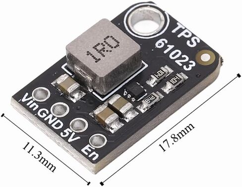 5V 1A Boost Module with TPS61023 Chip – 2-5V Input to 5V Output Step Up Voltage Regulator for Battery Projects with Overvoltage Protection in Kuwait