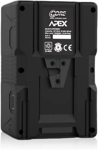 بطارية ليثيوم أيون Core SWX Apex 360 29.6V 367Wh، مثبتة على شكل حرف V in Kuwait