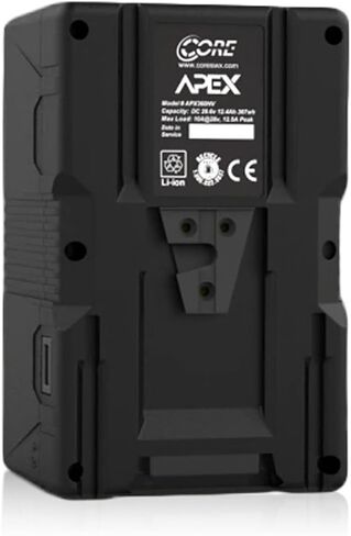 بطارية ليثيوم أيون Core SWX Apex 360 29.6V 367Wh، مثبتة على شكل حرف V in Kuwait