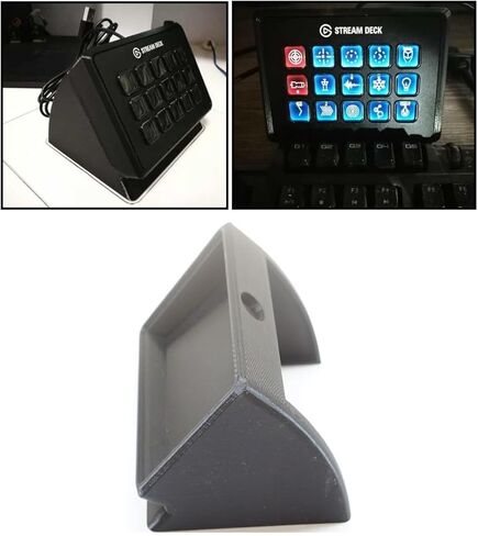 حامل حامل مكتبي بزاوية لجهاز التحكم Elgato Stream Deck Creation MK1 وMK2 in Kuwait